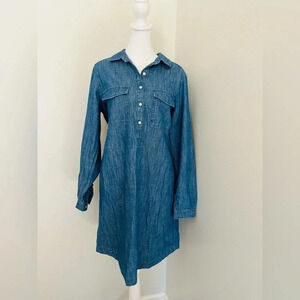 Old Navy denim shirt dress medium